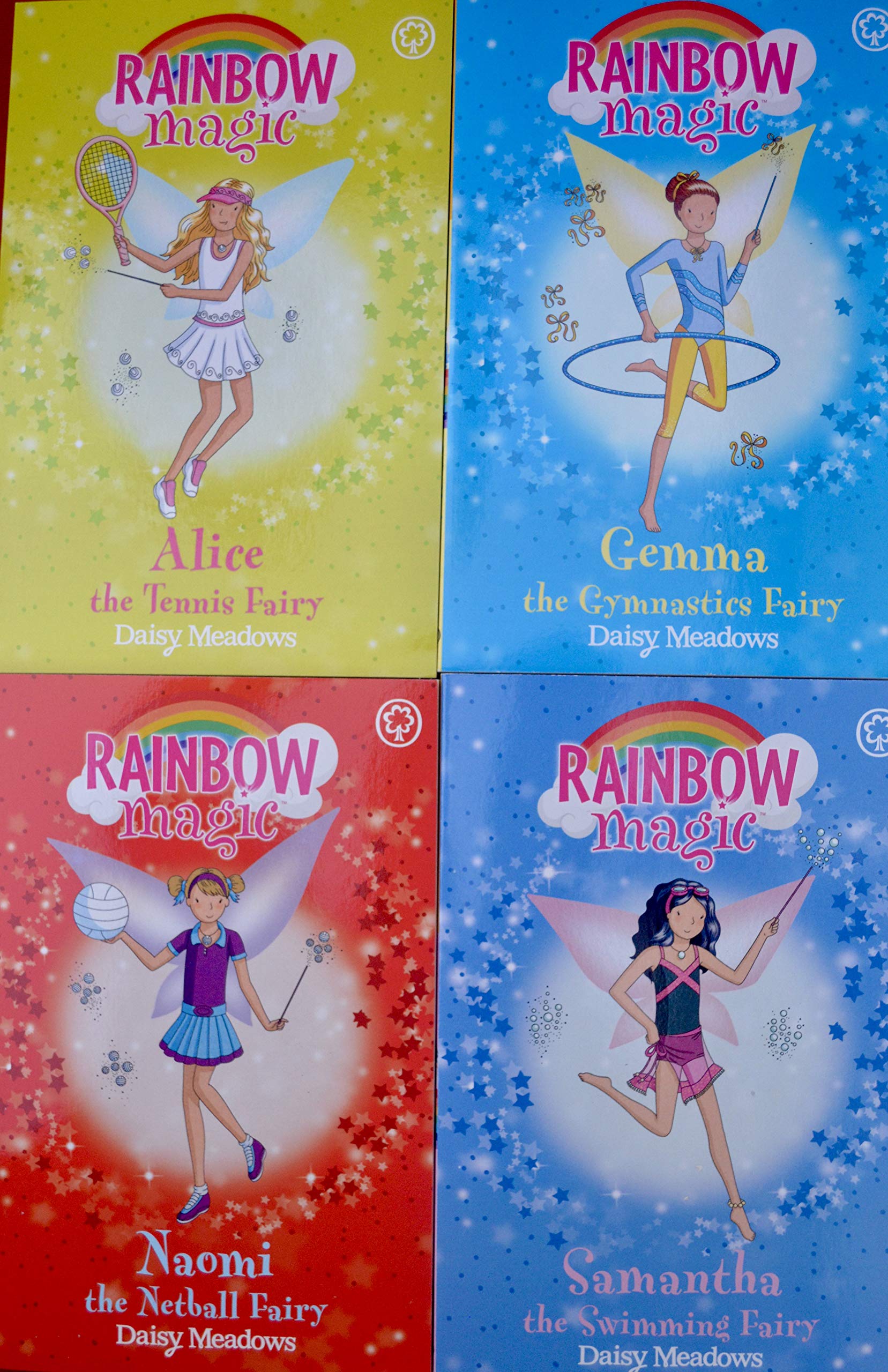 Daisy Meadows Rainbow Magic Sporty Fairies Collection 7 Books Set